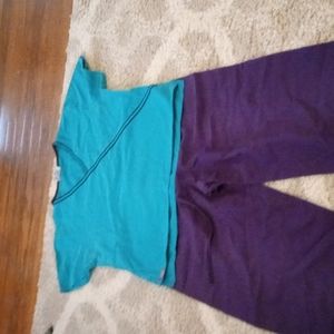 Scrub top and bottoms